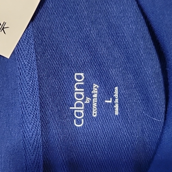 Cabana by Crown and Ivy Navy Tunic NWT - Picture 3 of 4